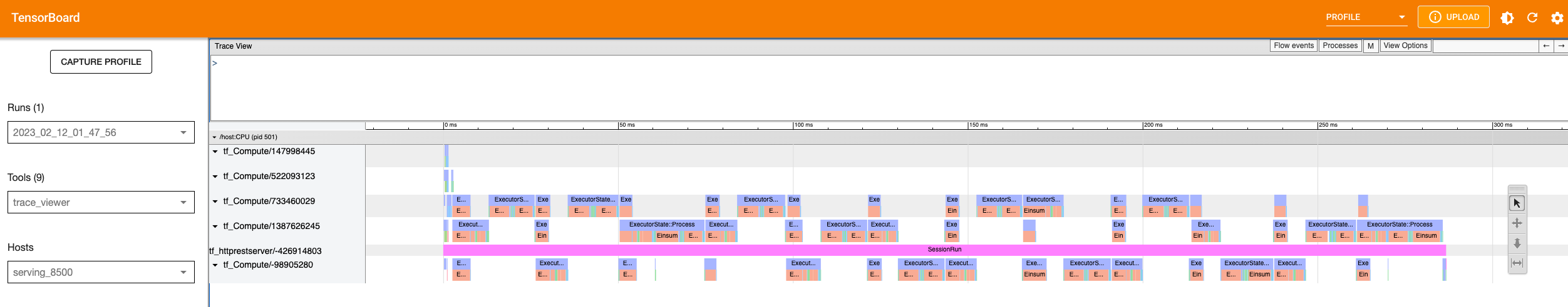 TensorBoard Model Tracer